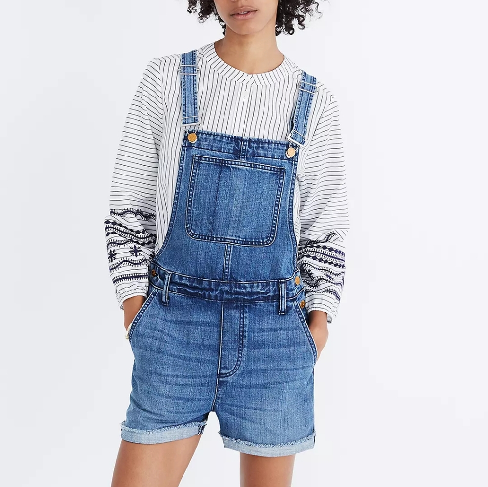 Madewell Adirondack Short Overalls